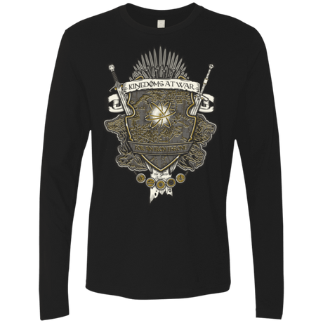 T-Shirts Black / Small Crest of Thrones Men's Premium Long Sleeve