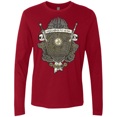 T-Shirts Cardinal / Small Crest of Thrones Men's Premium Long Sleeve