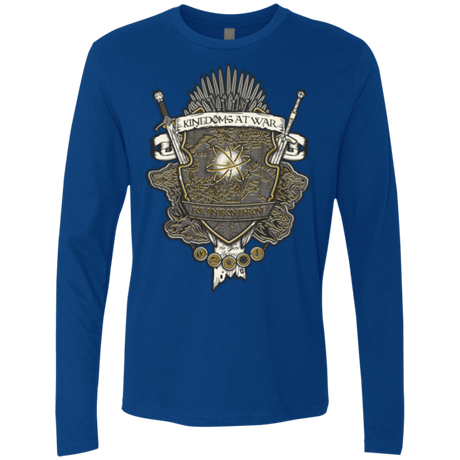 T-Shirts Royal / Small Crest of Thrones Men's Premium Long Sleeve