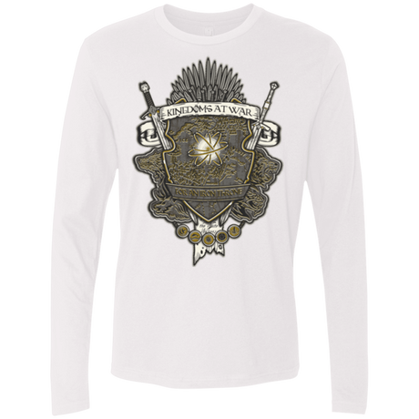 T-Shirts White / Small Crest of Thrones Men's Premium Long Sleeve