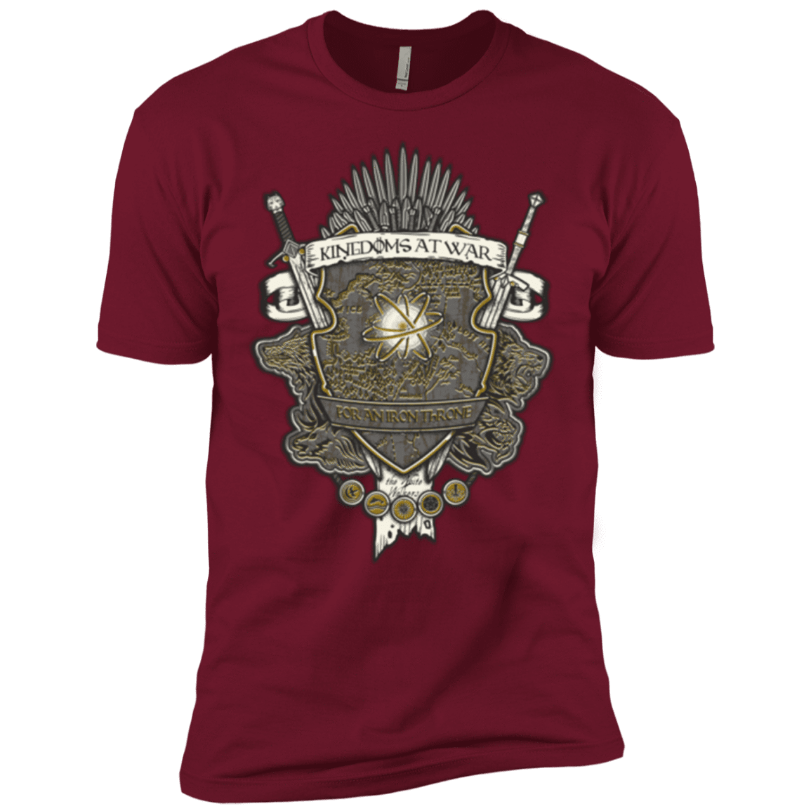 T-Shirts Cardinal / X-Small Crest of Thrones Men's Premium T-Shirt