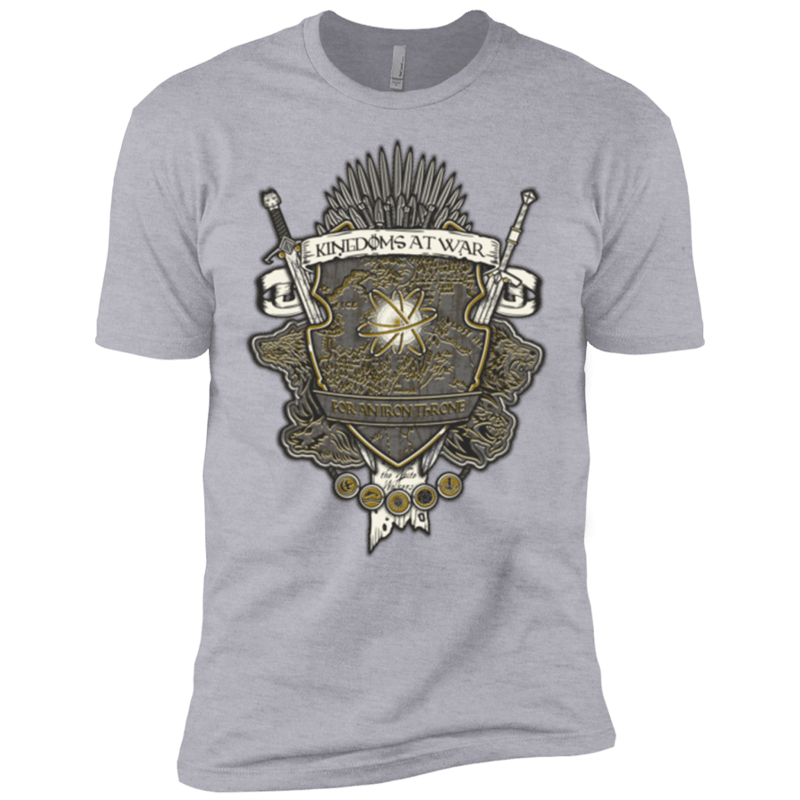 T-Shirts Heather Grey / X-Small Crest of Thrones Men's Premium T-Shirt