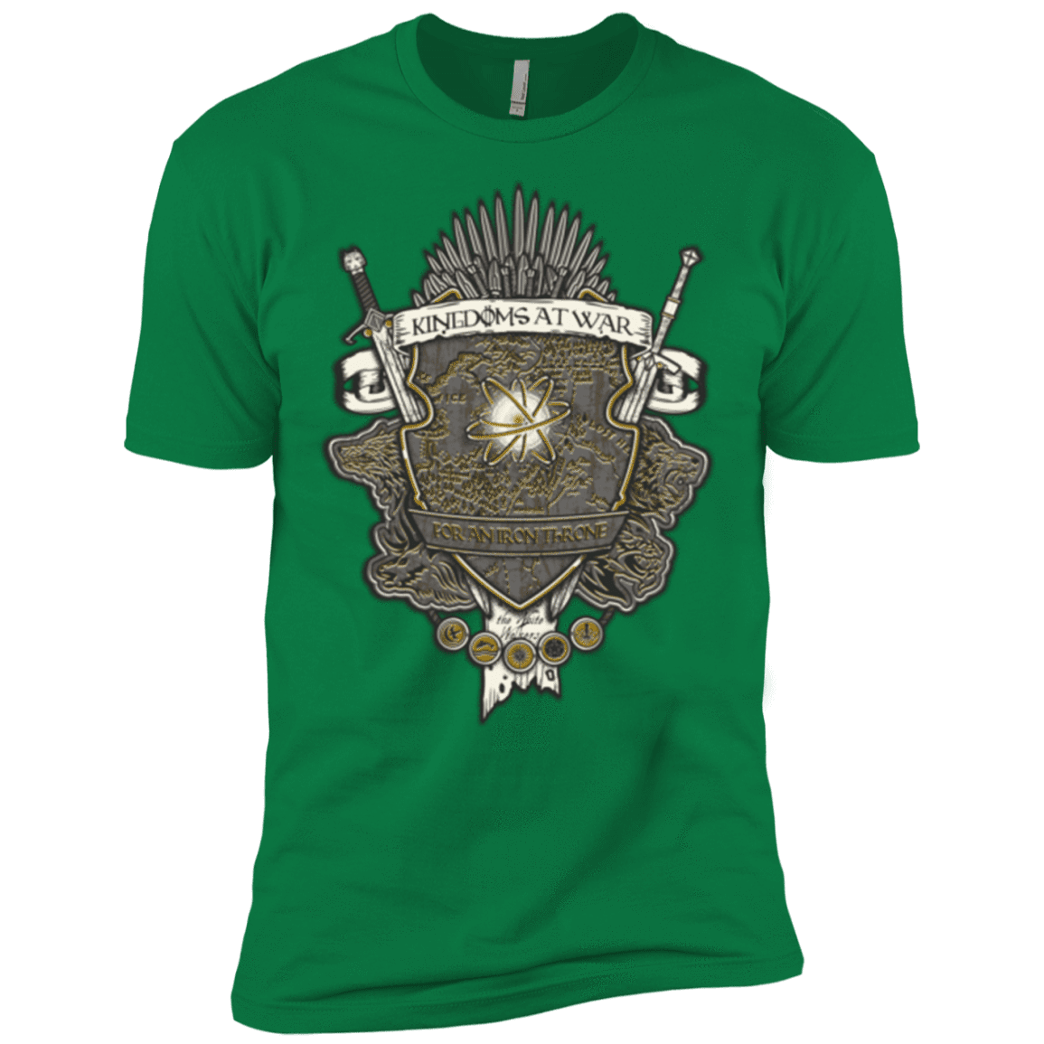 T-Shirts Kelly Green / X-Small Crest of Thrones Men's Premium T-Shirt