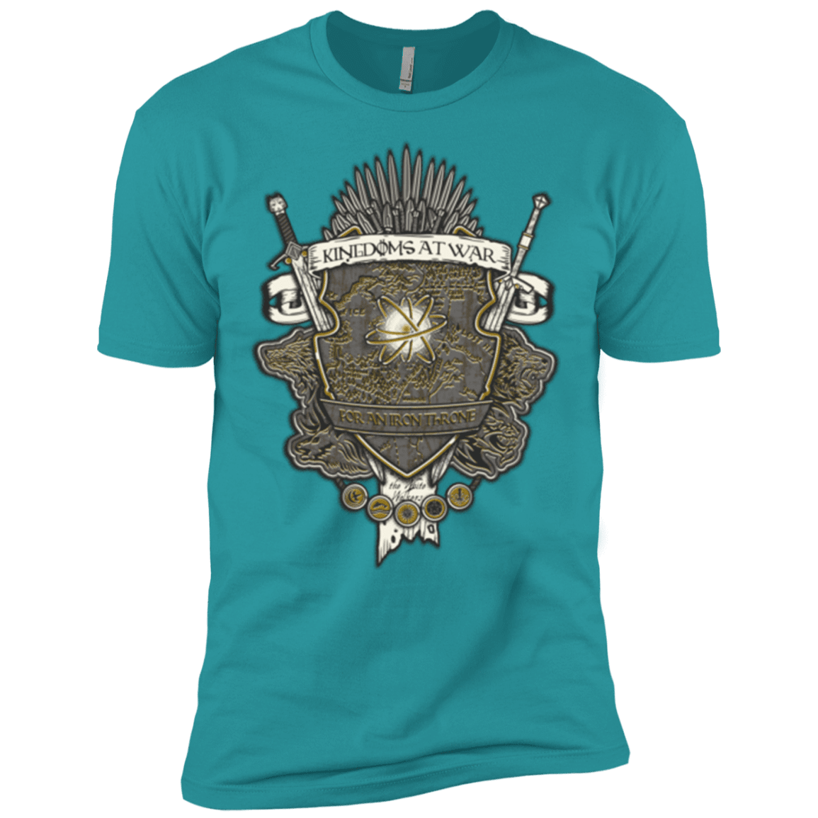 T-Shirts Tahiti Blue / X-Small Crest of Thrones Men's Premium T-Shirt