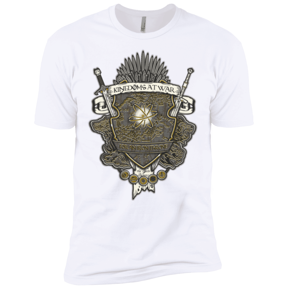T-Shirts White / X-Small Crest of Thrones Men's Premium T-Shirt