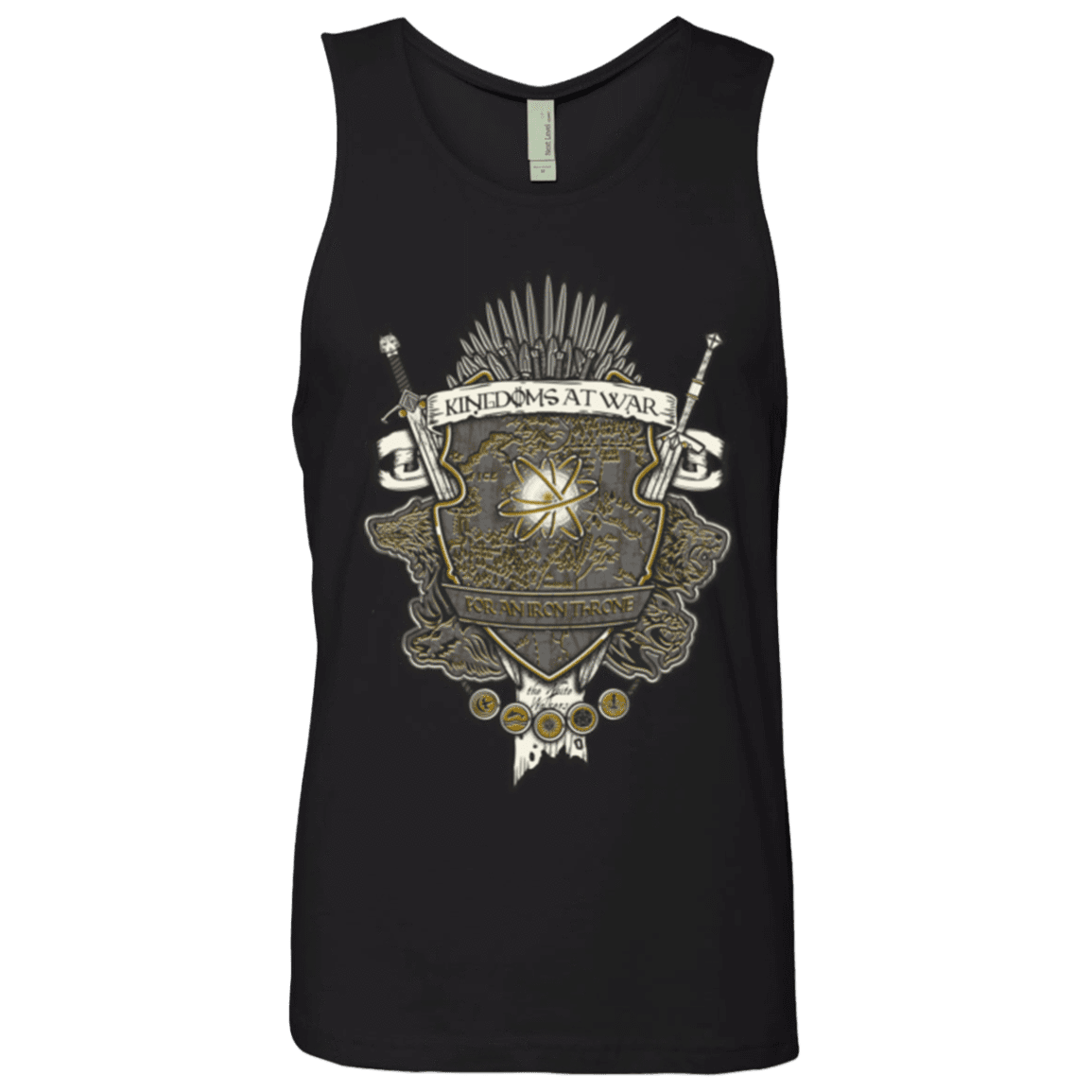 T-Shirts Black / Small Crest of Thrones Men's Premium Tank Top