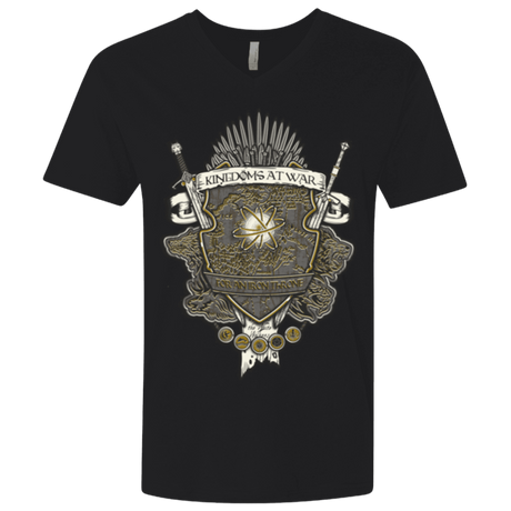 T-Shirts Black / X-Small Crest of Thrones Men's Premium V-Neck