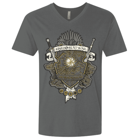 T-Shirts Heavy Metal / X-Small Crest of Thrones Men's Premium V-Neck