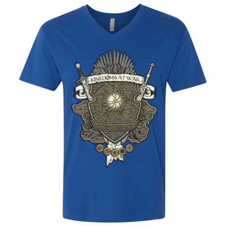T-Shirts Royal / X-Small Crest of Thrones Men's Premium V-Neck