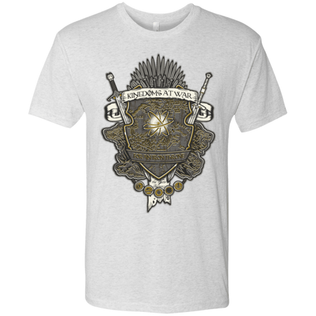 T-Shirts Heather White / Small Crest of Thrones Men's Triblend T-Shirt