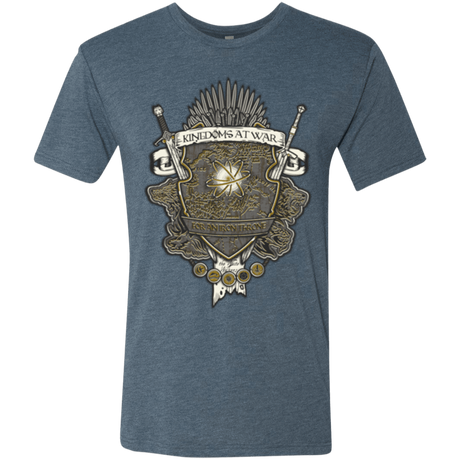 T-Shirts Indigo / Small Crest of Thrones Men's Triblend T-Shirt