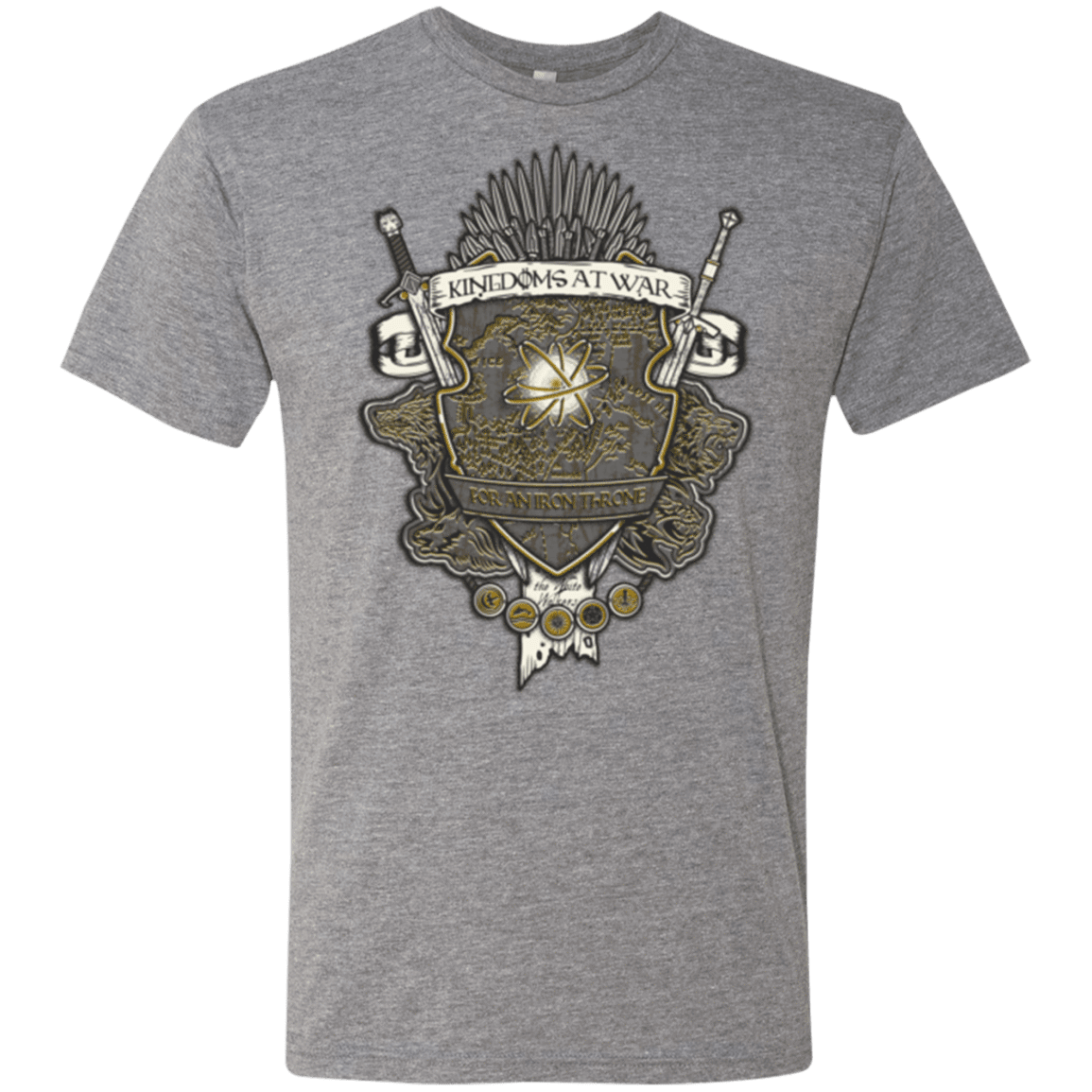 T-Shirts Premium Heather / Small Crest of Thrones Men's Triblend T-Shirt