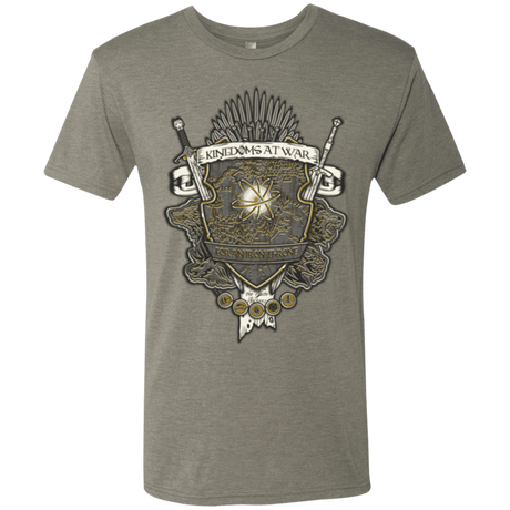 T-Shirts Venetian Grey / Small Crest of Thrones Men's Triblend T-Shirt