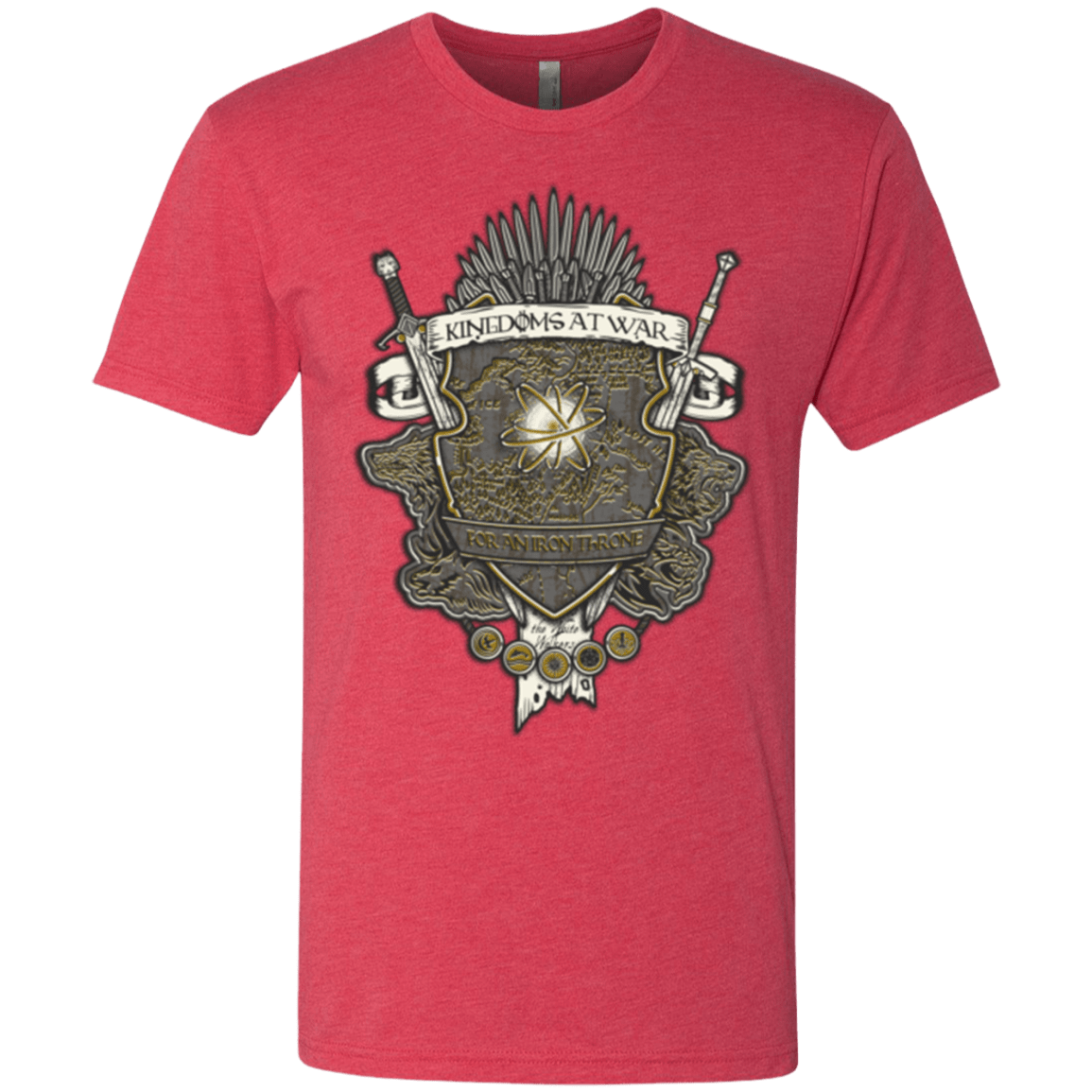 T-Shirts Vintage Red / Small Crest of Thrones Men's Triblend T-Shirt