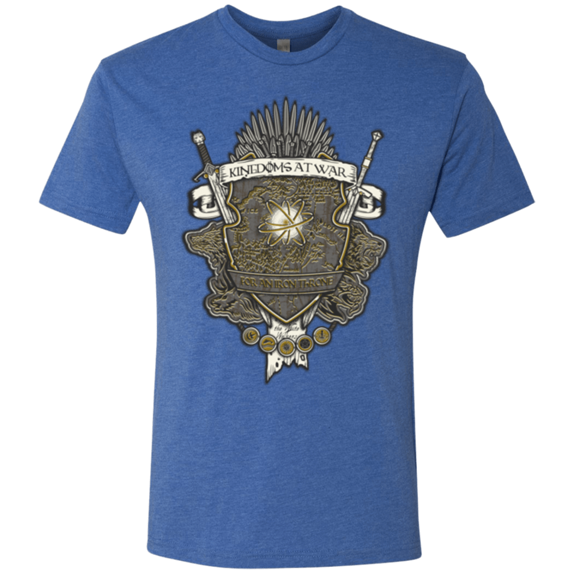 T-Shirts Vintage Royal / Small Crest of Thrones Men's Triblend T-Shirt