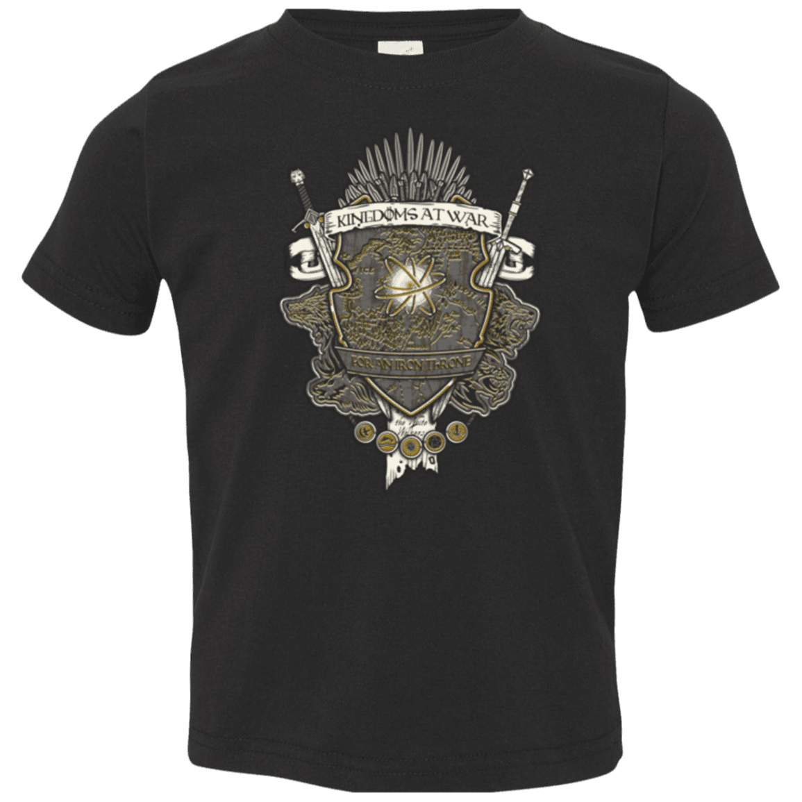 T-Shirts Black / 2T Crest of Thrones Toddler Premium T-Shirt