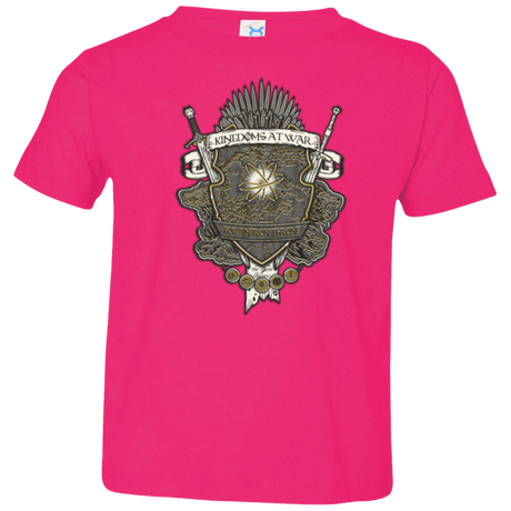 T-Shirts Hot Pink / 2T Crest of Thrones Toddler Premium T-Shirt