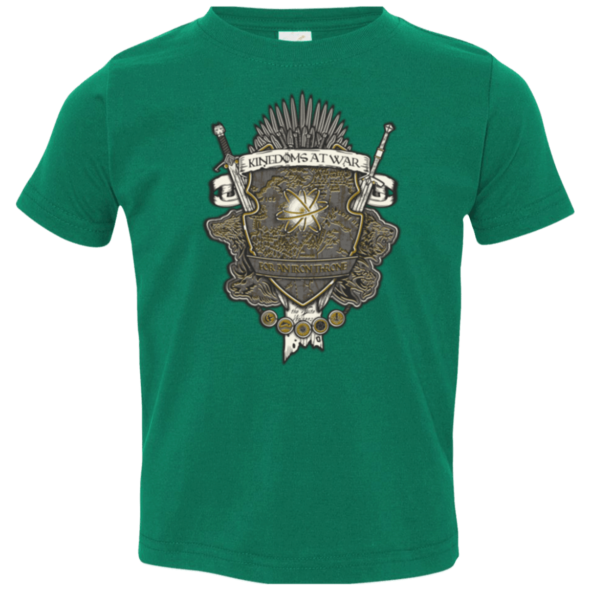 T-Shirts Kelly / 2T Crest of Thrones Toddler Premium T-Shirt