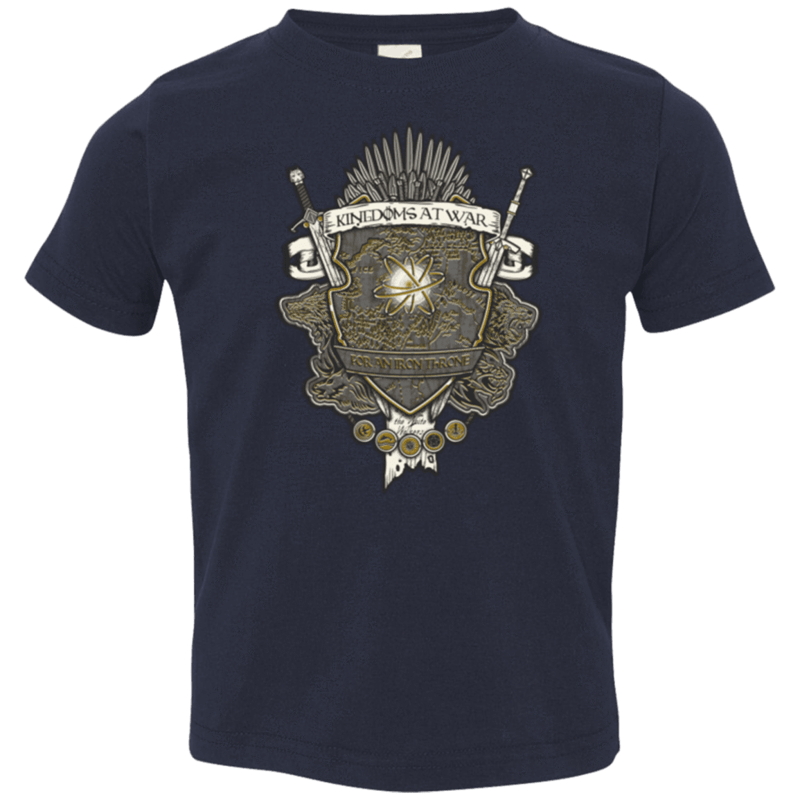 T-Shirts Navy / 2T Crest of Thrones Toddler Premium T-Shirt