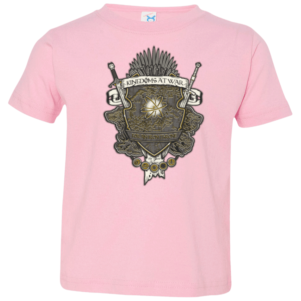 T-Shirts Pink / 2T Crest of Thrones Toddler Premium T-Shirt