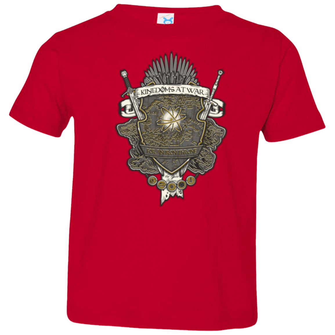 T-Shirts Red / 2T Crest of Thrones Toddler Premium T-Shirt