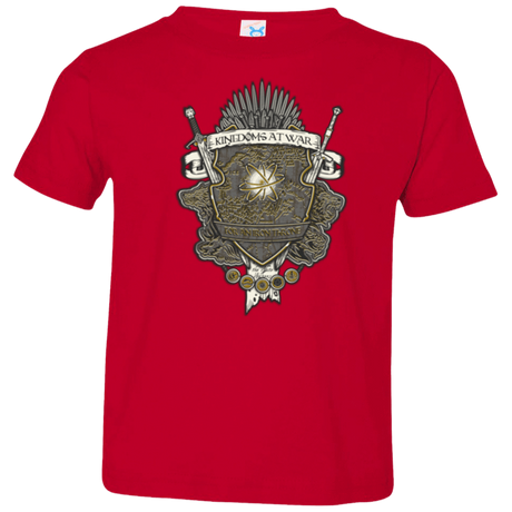 T-Shirts Red / 2T Crest of Thrones Toddler Premium T-Shirt