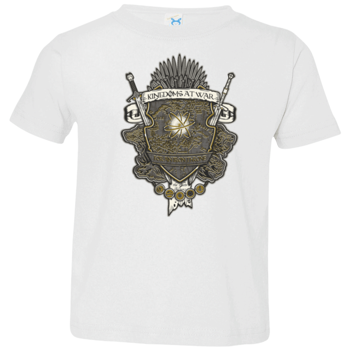 T-Shirts White / 2T Crest of Thrones Toddler Premium T-Shirt