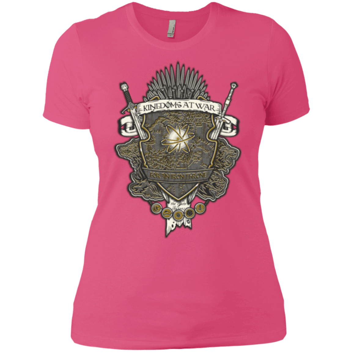 T-Shirts Hot Pink / X-Small Crest of Thrones Women's Premium T-Shirt