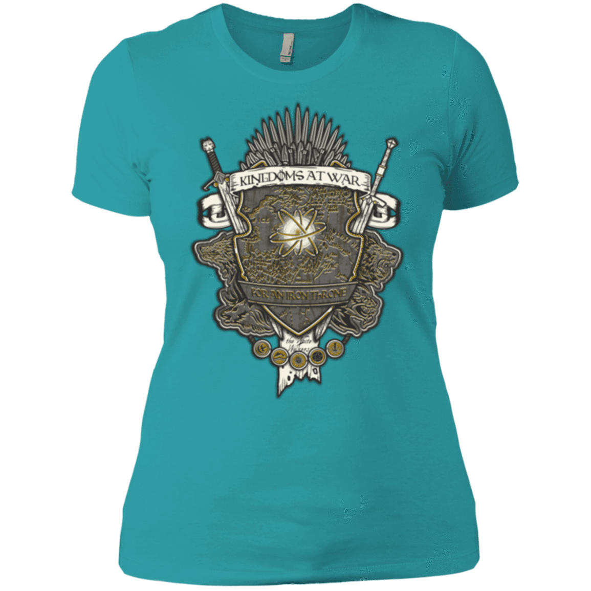 T-Shirts Tahiti Blue / X-Small Crest of Thrones Women's Premium T-Shirt