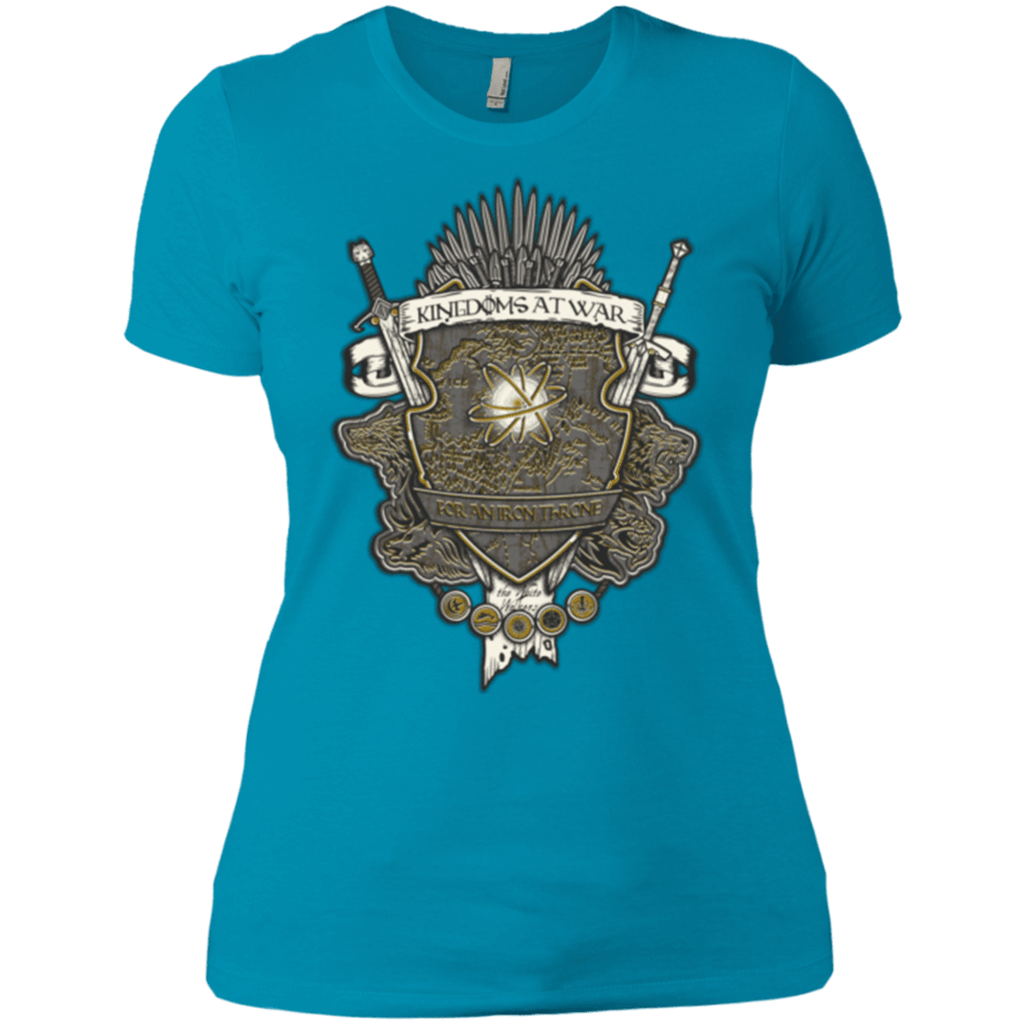 T-Shirts Turquoise / X-Small Crest of Thrones Women's Premium T-Shirt