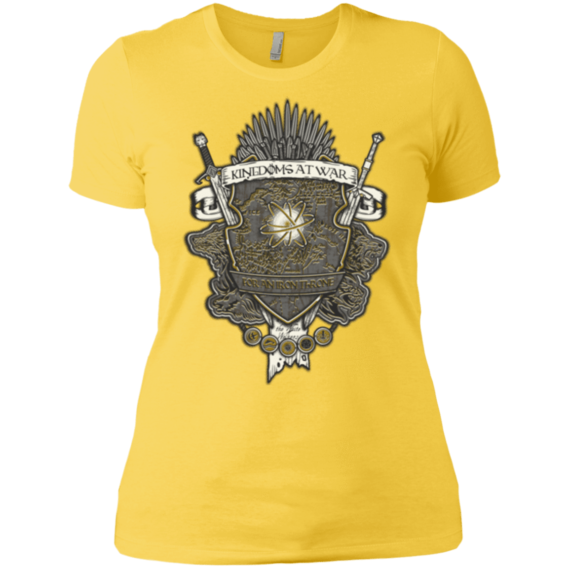 T-Shirts Vibrant Yellow / X-Small Crest of Thrones Women's Premium T-Shirt