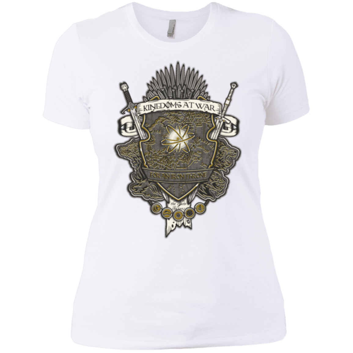 T-Shirts White / X-Small Crest of Thrones Women's Premium T-Shirt