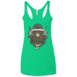 T-Shirts Envy / X-Small Crest of Thrones Women's Triblend Racerback Tank