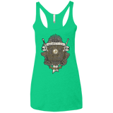 T-Shirts Envy / X-Small Crest of Thrones Women's Triblend Racerback Tank