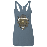 T-Shirts Indigo / X-Small Crest of Thrones Women's Triblend Racerback Tank