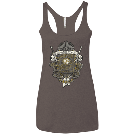 T-Shirts Macchiato / X-Small Crest of Thrones Women's Triblend Racerback Tank