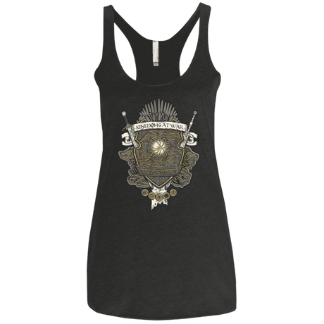 T-Shirts Vintage Black / X-Small Crest of Thrones Women's Triblend Racerback Tank