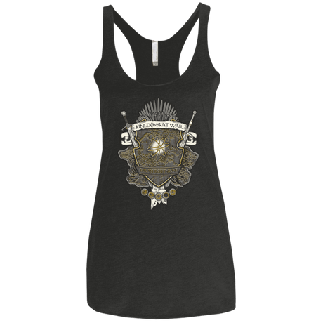 T-Shirts Vintage Black / X-Small Crest of Thrones Women's Triblend Racerback Tank