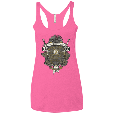 T-Shirts Vintage Pink / X-Small Crest of Thrones Women's Triblend Racerback Tank
