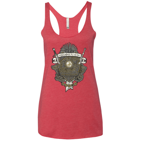 T-Shirts Vintage Red / X-Small Crest of Thrones Women's Triblend Racerback Tank