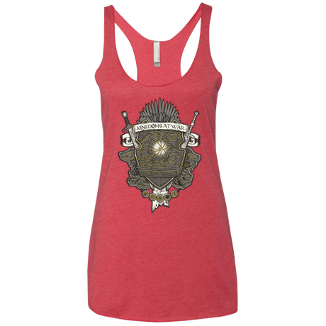 T-Shirts Vintage Red / X-Small Crest of Thrones Women's Triblend Racerback Tank