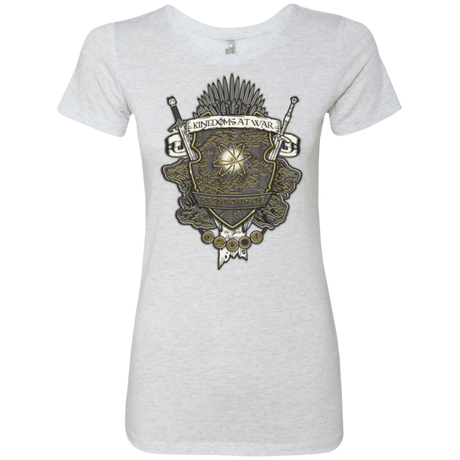 T-Shirts Heather White / Small Crest of Thrones Women's Triblend T-Shirt