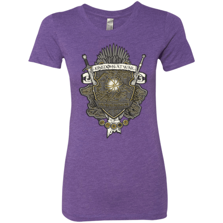 T-Shirts Purple Rush / Small Crest of Thrones Women's Triblend T-Shirt