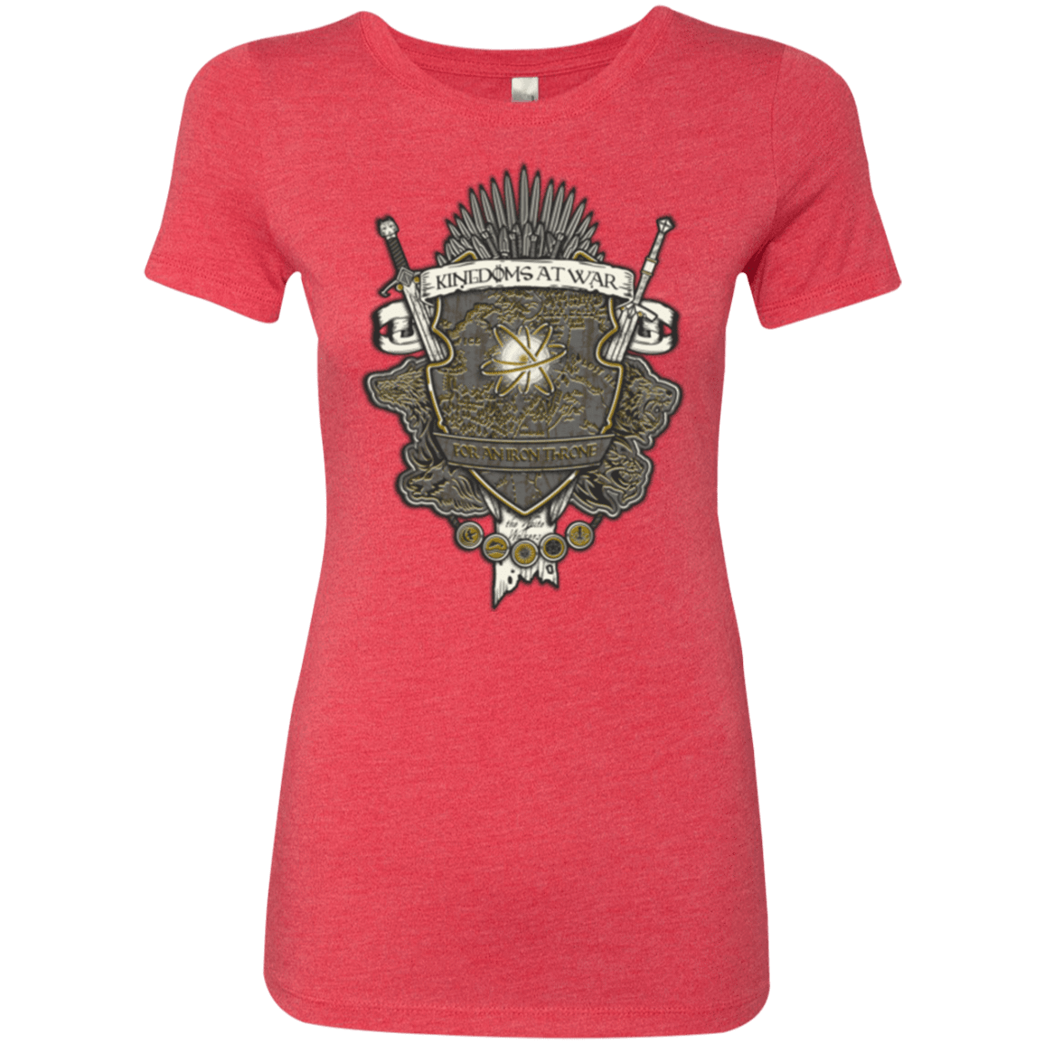 T-Shirts Vintage Red / Small Crest of Thrones Women's Triblend T-Shirt