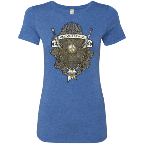 T-Shirts Vintage Royal / Small Crest of Thrones Women's Triblend T-Shirt