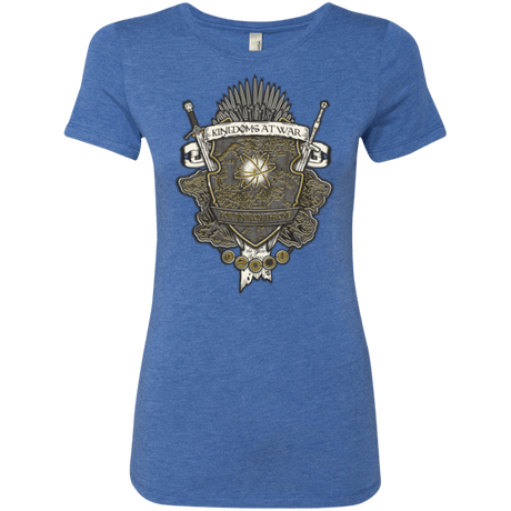 T-Shirts Vintage Royal / Small Crest of Thrones Women's Triblend T-Shirt