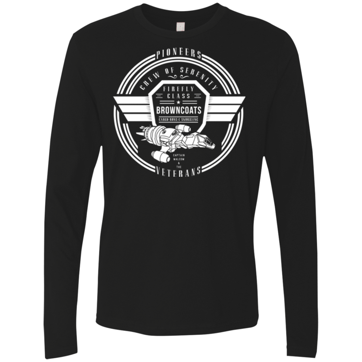 T-Shirts Black / Small Crew of Serenity Men's Premium Long Sleeve