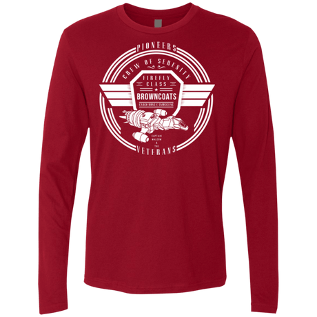 T-Shirts Cardinal / Small Crew of Serenity Men's Premium Long Sleeve