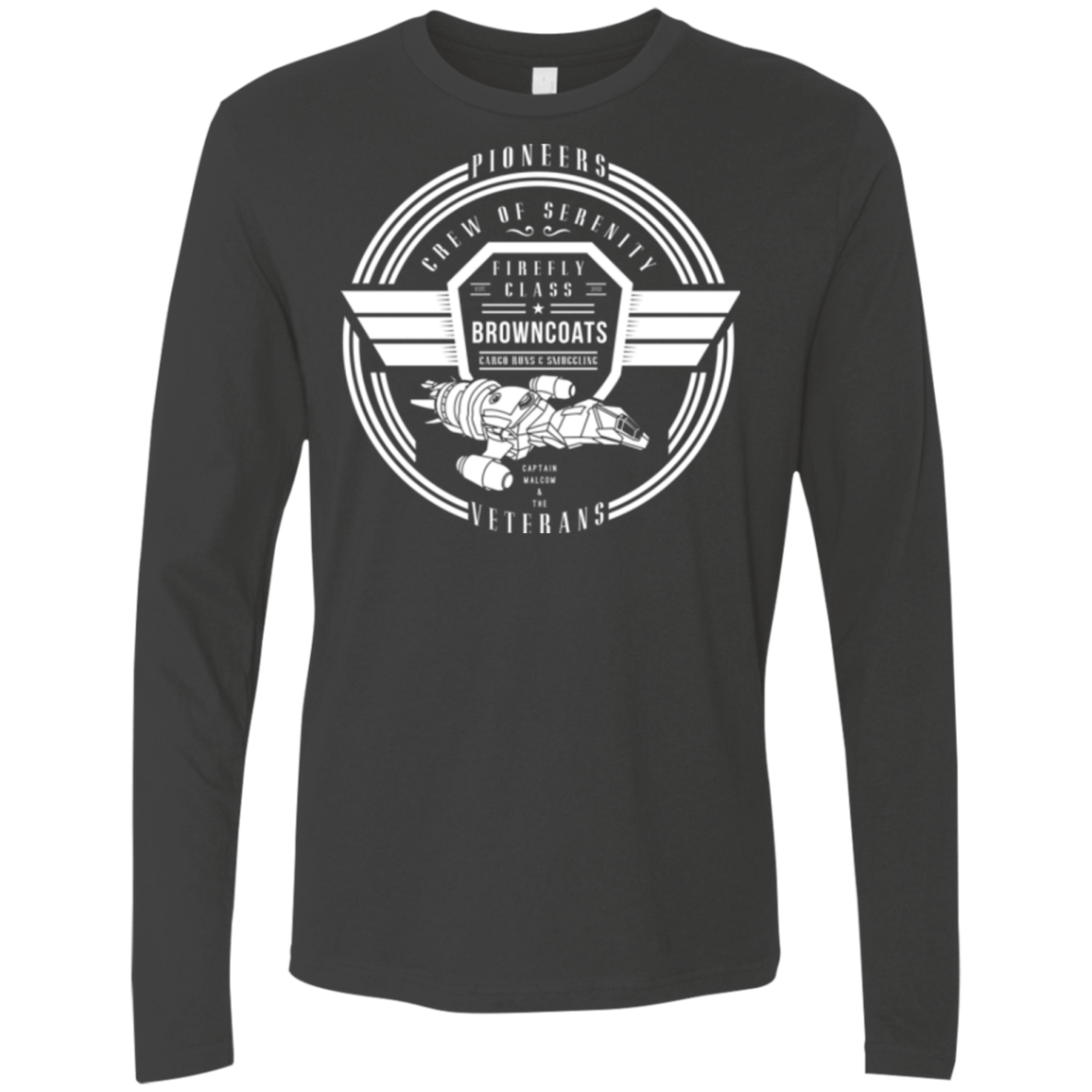 T-Shirts Heavy Metal / Small Crew of Serenity Men's Premium Long Sleeve