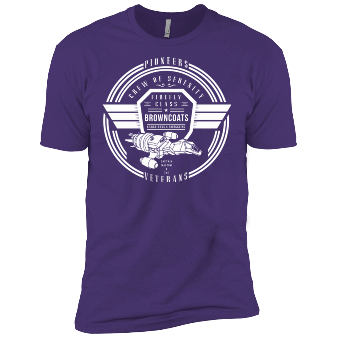 T-Shirts Purple / X-Small Crew of Serenity Men's Premium T-Shirt